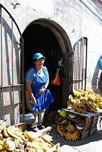 Bananenverkuferin