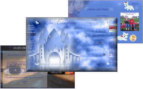 Screenshot der Webpräsenz Der Eispalast