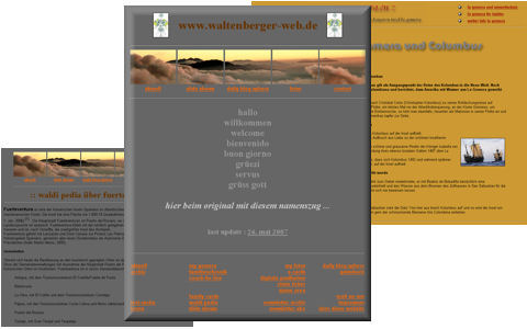Screenshot der Webpräsenz www.waltenberger-web.de