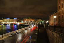 Stockholm, Blick auf Blasieholmen Grand Hotel