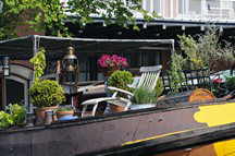 Hausboot an der Amstel
