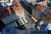 Frauenkirche, Blick auf den Platz vor der Frauenkirche