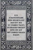 Schlostrae, Frstenzug