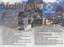 Foto: Eintrittskarte Machupicchu