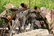 traditionelles Wasserrad