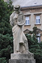 Statue Andrija Medulic am Knig-Tomislav-Platz