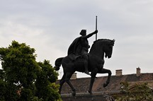 Reiterstatue Knig Tomislavs am Knig-Tomislav-Platz