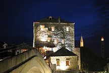 Stari Most (Alte Brcke), Nachtaufnahme