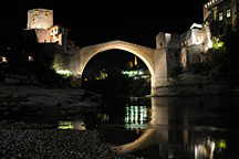 Stari Most (Alte Brcke), Nachtaufnahme