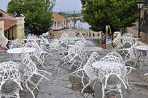 Stiegen mit Abendlichen Musikveranstaltung