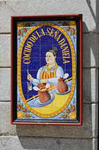Plaza de Jesus, Wandfliese