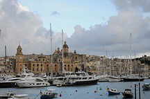 Senglea, Hafen, Blick auf Birgu
