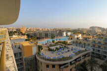 Blick vom Balkon des 2. Zimmers