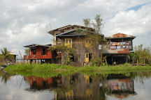 Dorf im Inle-See
