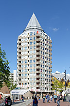 Rotterdam, Hochhaus Blaaktoren (Bleistift)