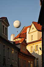 Misenska, Ballon, Abendstimmung