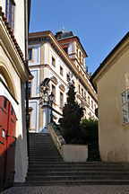 Hradschin, Rathaus Treppe (Radnicke Schody)