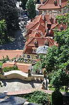 Prager Burg, Hang-Gärten des Ledebur und Kolowrat Palais