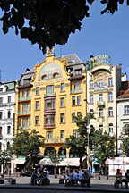 Wenzelsplatz, Grand Hotel Europa & Meran Hotel
