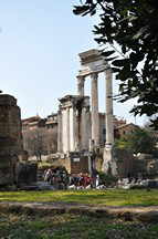 Forum Romanum, Tempel des Castor und des Pollux