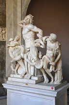 Museo Pio-Clementino, Cortile Ottagono, Laokoon Gruppe