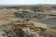 Blick vom Castello di las Plassas