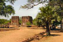 Reste des Königspalastes in Polonnaruwa