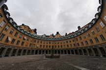 rundes Haus zwischen Storkyrkobrinken - Myntgatan - Vasterlanggatan