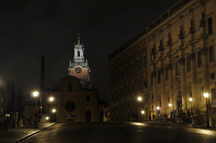 Slottsbacken, in der Nacht