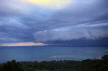 Foto: Gewitter ber dem Meer