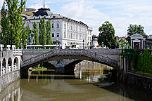 Ljubljana, Die Drei Brücken