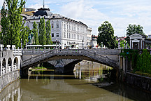 Ljubljana, Die Drei Brcken