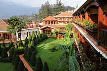 Hotel Victoria Sapa, Blick von unserem Balkon