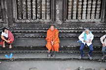 Angkor Wat, Mönch
