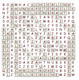 Lsung 'Wrter suchen' 003 - giftige Pflanzen